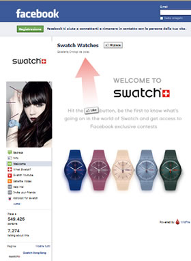 Faebook Swatch 24/10/2011