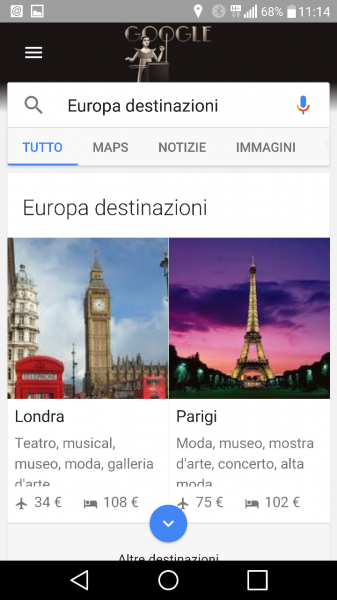 Google Destinations